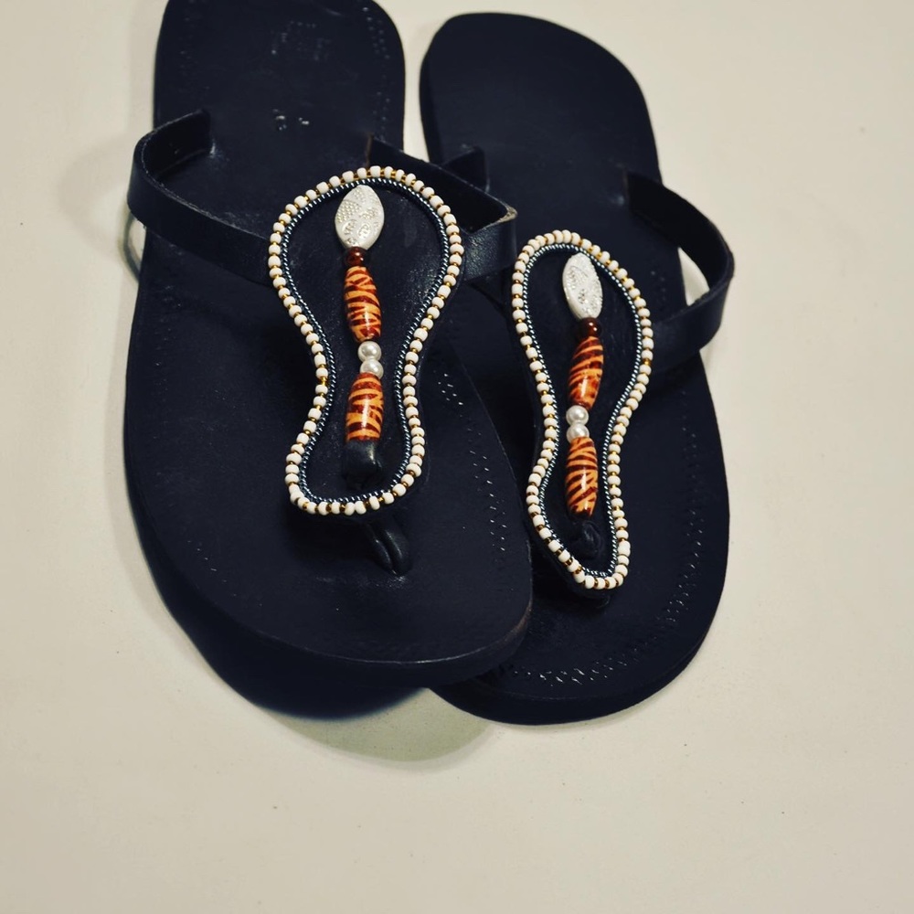 Maasai Beaded Sandals
